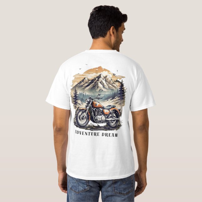 Erlebnisbad: Vintager Legend Bike T-Shirt (Schwarz voll)