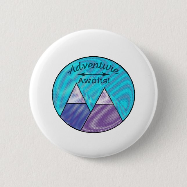 Erlebnisreiche Berggipfel Button (Vorderseite)