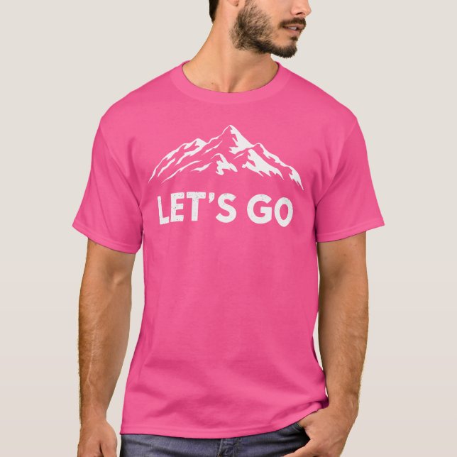 Erlebniswanderbegeisterte Bergfans T-Shirt (Vorderseite)