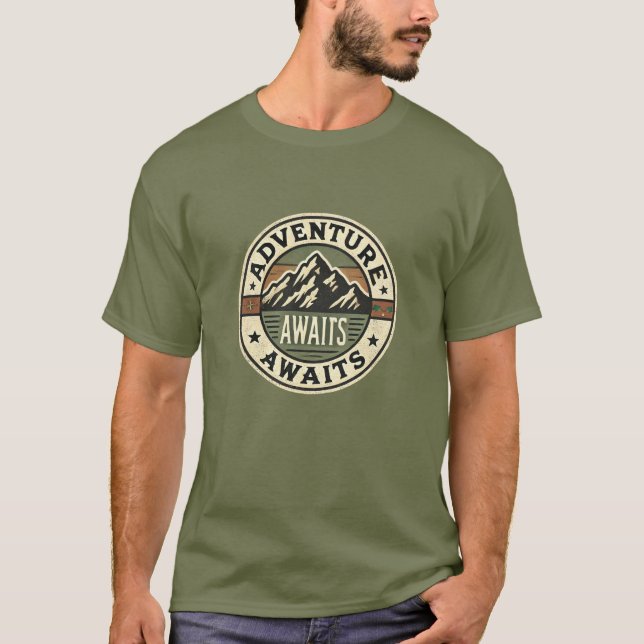 Erlebniswelten - Vintager T - Shirt im Freien (Vorderseite)