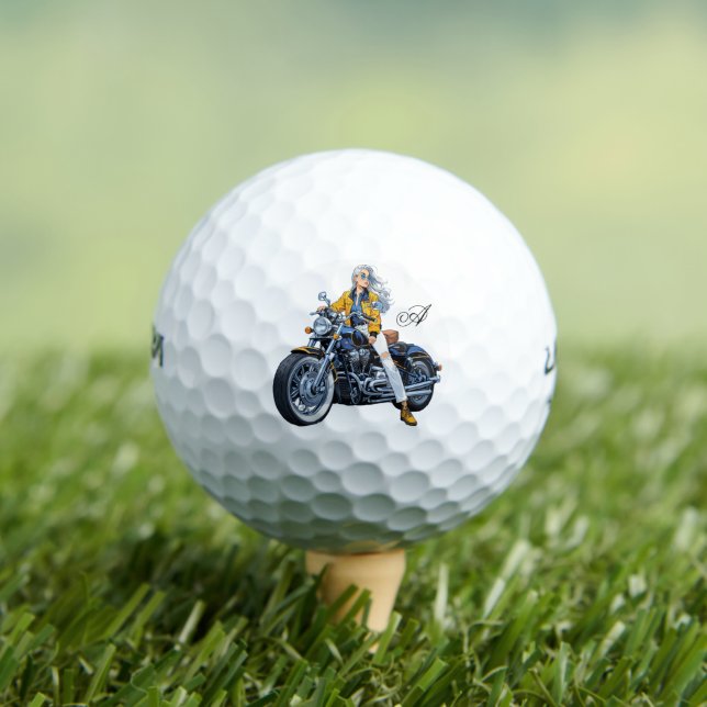 Erlebniszeit Motorradfahrer WUD Golf Ball (Insitu T-Shirt)