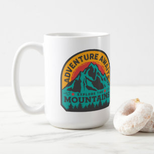 Erlebnisziele - Erkunden Sie die Berge Kaffeetasse