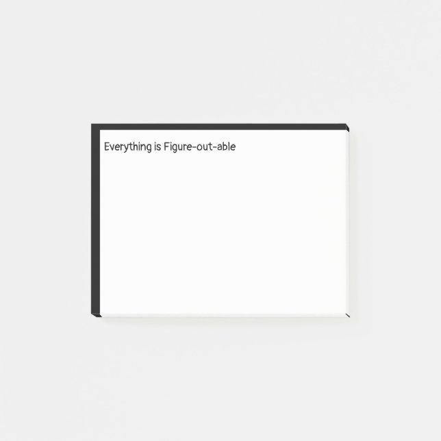 Erledigen Sie Motivierend inspirierendes Zitat Post-it Klebezettel (Vorderseite)