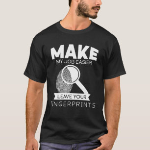 Erleichtern Sie mir die verlass von Fingerabdrücke T-Shirt