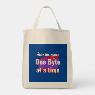 Erleichtern Sie sich das Leben ein Byte nach dem a Tragetasche