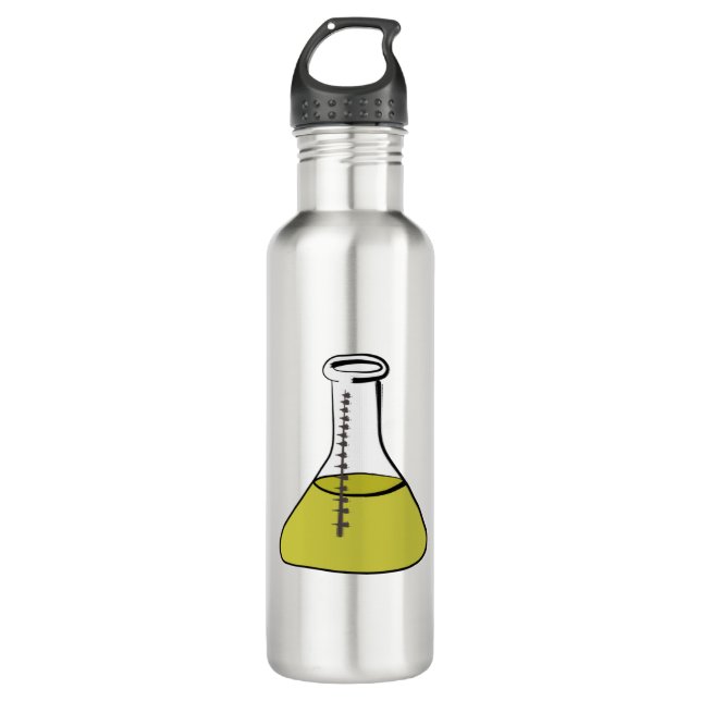 Erlenmeyer Edelstahlflasche (Vorderseite)