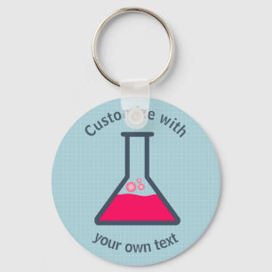 Erlenmeyer Flask Schlüsselanhänger