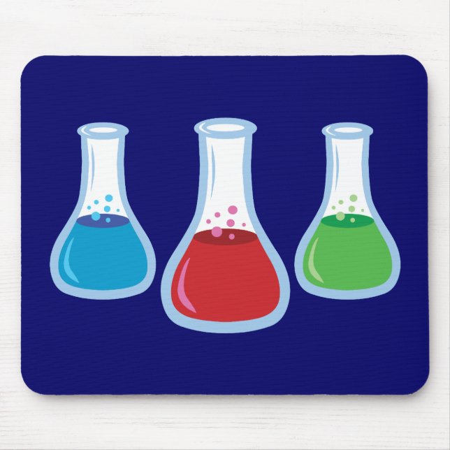 Erlenmeyerkolben Mousepad (Vorne)
