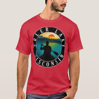 Erler Lake Wisconsin Canoeing T-Shirt