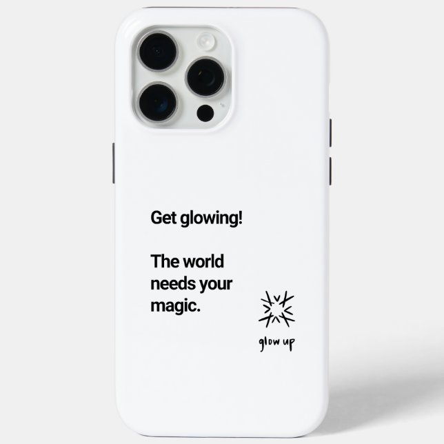 Erleuchten der Welt braucht Ihre Magie Case-Mate iPhone Hülle (Rückseite)