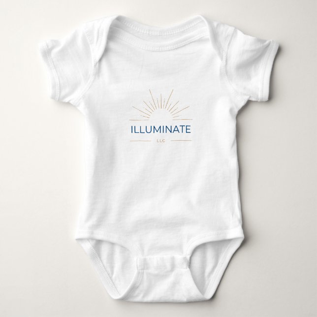 Erleuchten Sie Onsie Baby Strampler (Vorderseite)