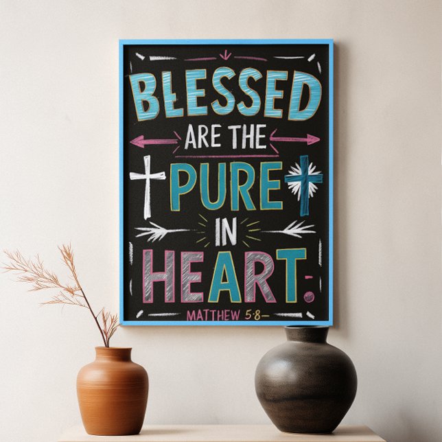 Erleuchtende Worte inmitten eines Kreuzes Poster (Von Creator hochgeladen)