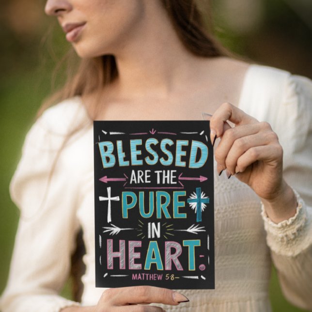 Erleuchtende Worte inmitten eines Kreuzes Postkarte (Von Creator hochgeladen)