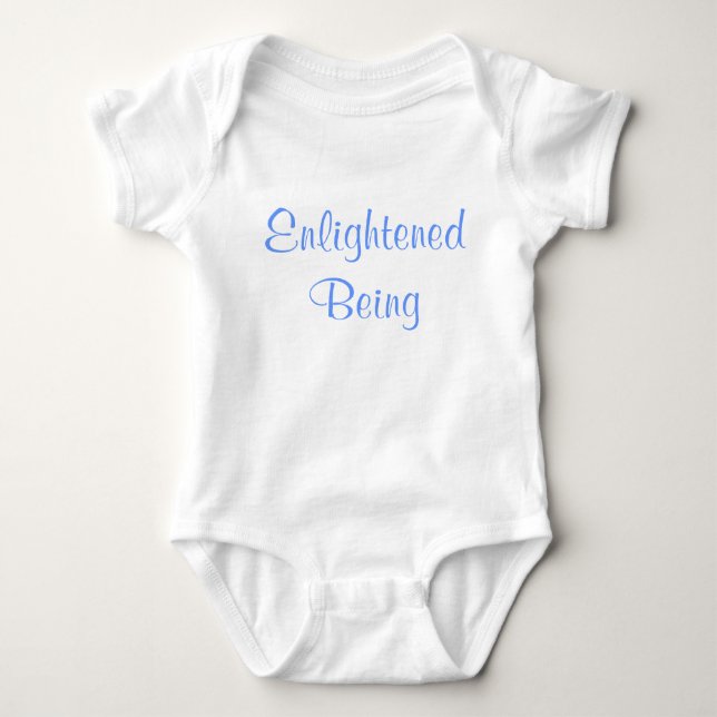 Erleuchtet seiend lustiges Baby onzie Baby Strampler (Vorderseite)