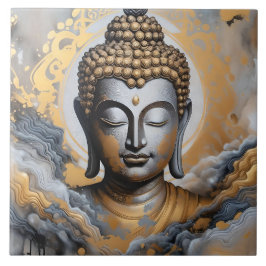 Erleuchteter Buddha Fliese