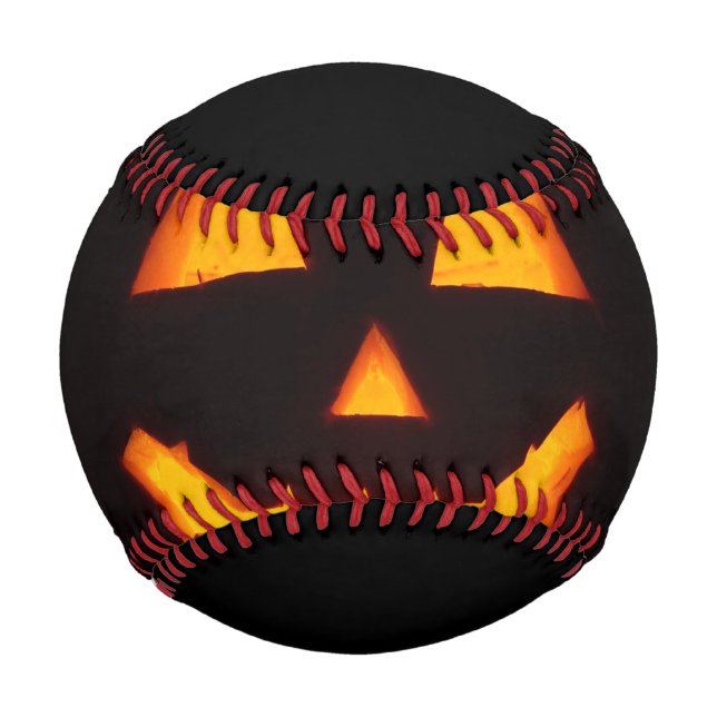 Erleuchteter Jack O Lantern  Baseball (Vorderseite)