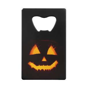 Erleuchteter Jack O Lantern  Geldbeutel Flaschenöffner