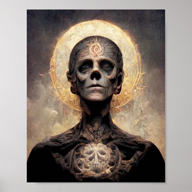 Erleuchtung Fantasy Sci-Fi Art Poster (Vorne)