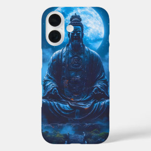 Erleuchtung in Blau iPhone 16 Hülle
