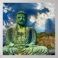 Erleuchtung vermittelt Buddha Poster Wall Art