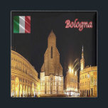 ERM001 BOLOGNA by Night, Italien, Kühlschrank Magnet<br><div class="desc">Hier finden Sie das Andenken Ihres Urlaubs. (ERM001 BOLOGNA by Night, Italien Kühlschrankmagnet). Erleben Sie Freunde und Verwandte mit den einzigartigen Souvenirs von Ihrer großartigen Reise. Probier uns! #LeoPepeDesign - Europa italy emilia romagna, leopepedesign, Reise-Foto-Tourismus, Geschenk-Andenken-Gadget-Kühlschrankmagnet.</div>