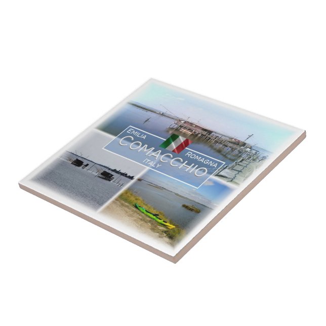 ERM030 COMACCHIO, Emilia Romagna, Italien, Fliese (Seite)