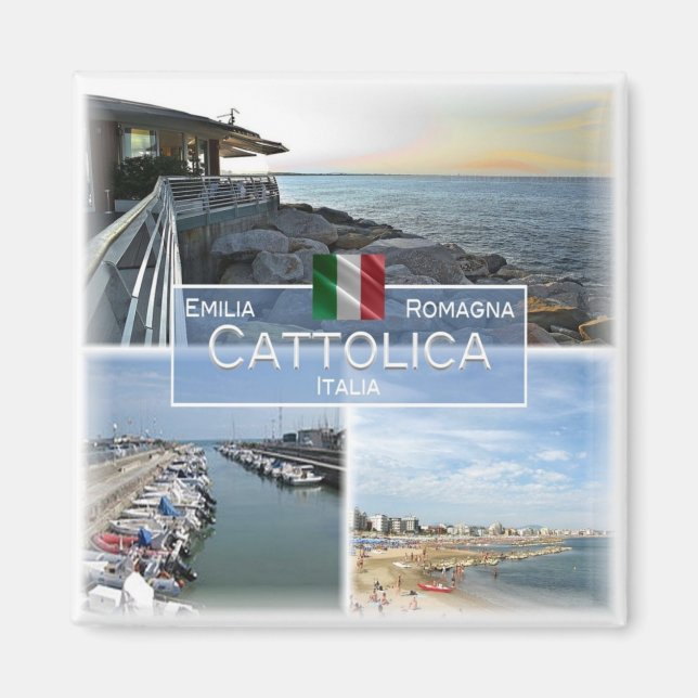 ERM035 CATTOLICA - Emilia Romagna - Italy - Fridge Magnet (Vorne)