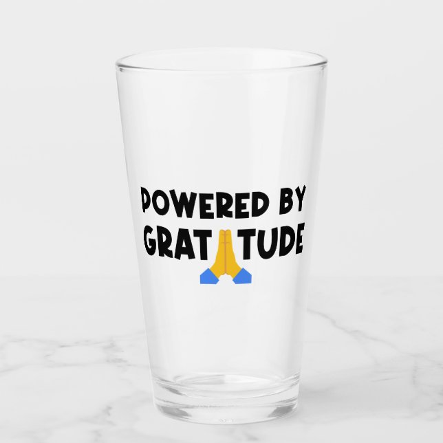 Ermächtigt durch Dankbarkeit Glas (Vorderseite)