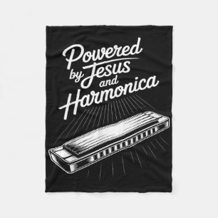 Ermächtigt Durch Jesus Und Harmonika Christliche M Fleecedecke