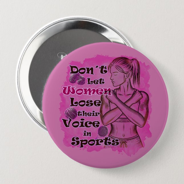 Ermächtigung von Frauen. Frauen sprechen für sich Button (Vorne & Hinten)