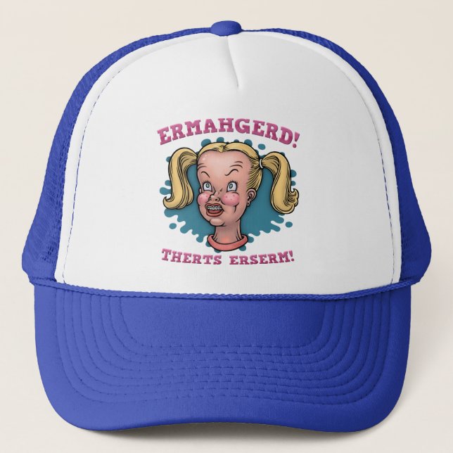 Ermahgerd Truckerkappe (Vorderseite)