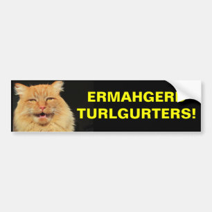 Ermahgerd Turlgerters! Tailgating Autoaufkleber