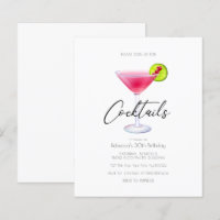 Ermäßigung Cosmo Cocktail Party Einladungen