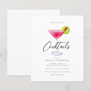 Ermäßigung Cosmo Cocktail Party Einladungen