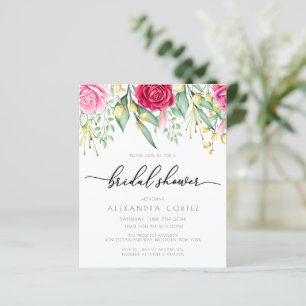Ermäßigung Rot und Rosa Rose Botanisches Brautpart