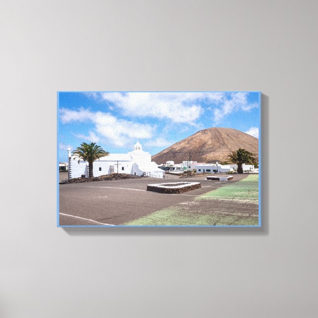 Ermita de los Dolores Kirche, Lanzarote Leinwanddruck (Vorderseite)