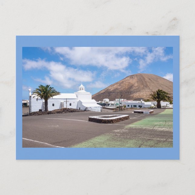 Ermita de los Dolores Kirche, Lanzarote Postkarte (Vorderseite)