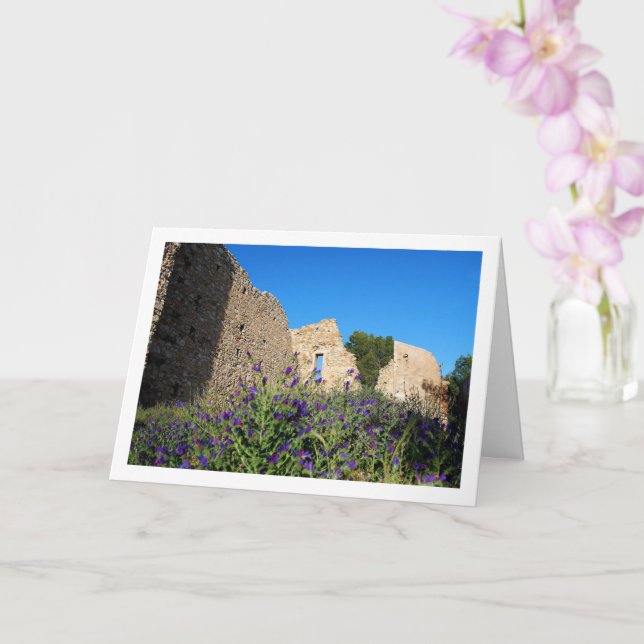 Ermita de Santa Bárbara, Blumenportrait, Spanien Karte (Orchidee)