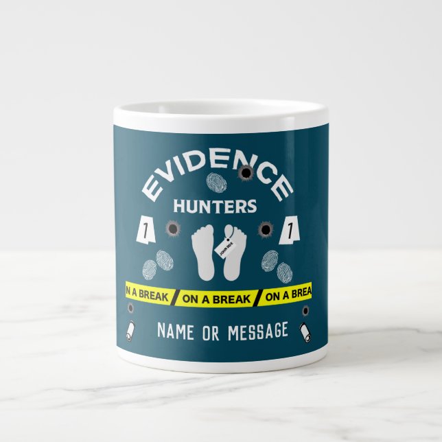 Ermittler für Kriminalwissenschaften Jumbo-Tasse (Vorderseite)