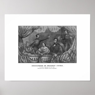 Ermordung von Präsident Lincoln Poster