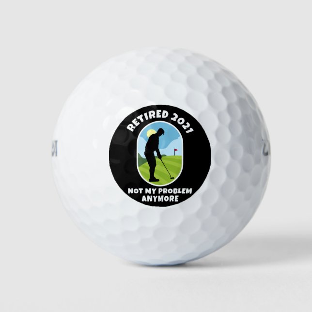 Ermüdet 2021 - kein Problem mehr - Golfspielen Golfball (Vorderseite)