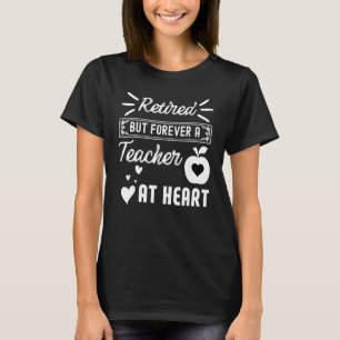 Ermüdet, aber für immer ein Lehrer am Herzen Lehre T-Shirt