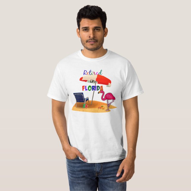 Ermüdet in Florida, Spaß in der Sonne T-Shirt (Vorne ganz)
