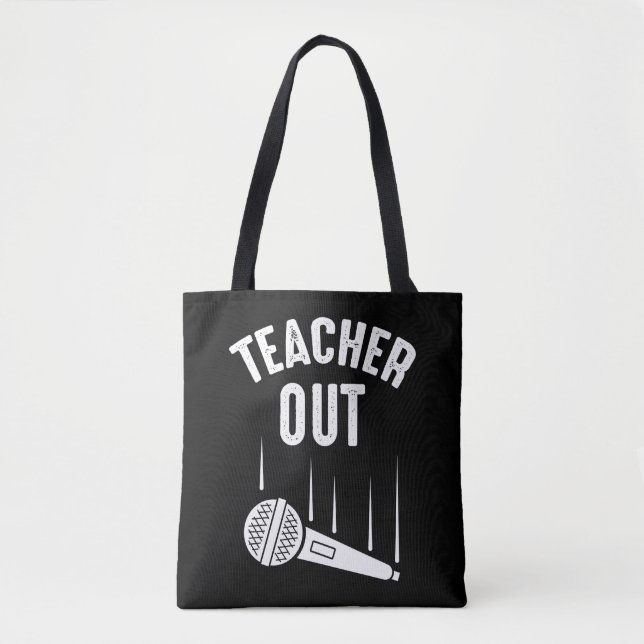Ermüdete Lehrerin aus dem Mic Drop Rente Tasche (Vorderseite)