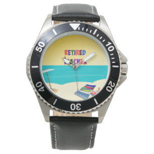 Ermüdeter Lehrer, Spaß in der Sonne Armbanduhr