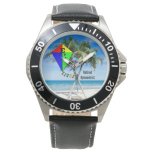 ermüdeter Optometriker, Spaß Armbanduhr