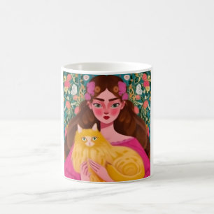 Ermutigen Sie die Magie der Liebe Feline! Kaffeetasse