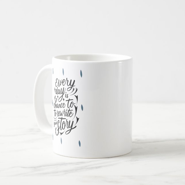 Ermutigend an Ihr selbst-Message-Design glauben Kaffeetasse (Vorderseite Links)