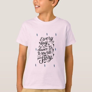 Ermutigend an Ihr selbst-Message-Design glauben T-Shirt