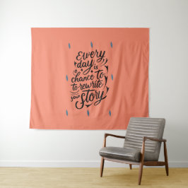 Ermutigend an Ihr selbst-Message-Design glauben Wandteppich
